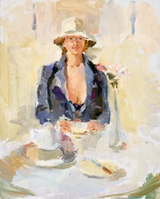 Figuurschilderijen door de schilder Peter Smit.