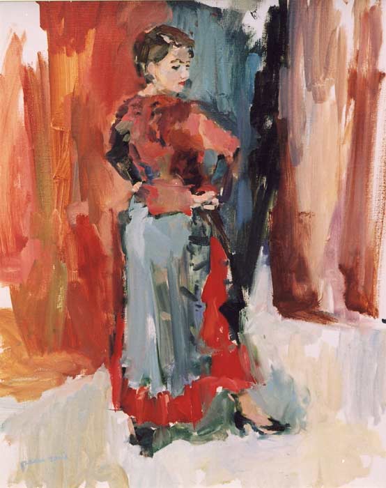 Figuurschilderijen door de schilder Peter Smit.