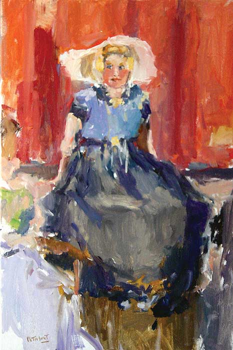 Figuurschilderijen door de schilder Peter Smit.