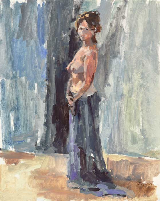 Figuurschilderijen door de schilder Peter Smit.