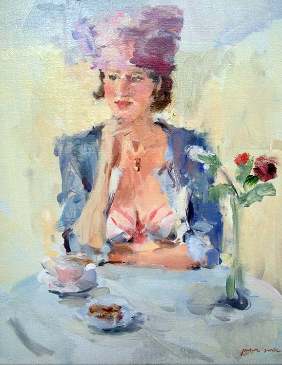 Portretten door de schilder Peter Smit.