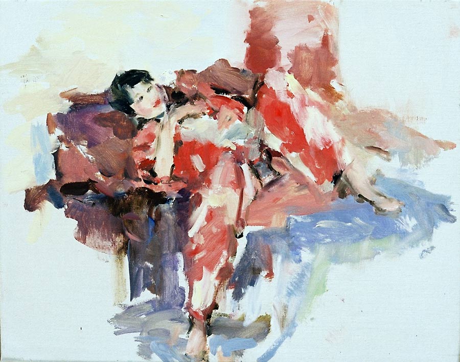 Figuurschilderijen door de schilder Peter Smit.