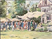 Receptie van de bruiloft