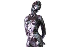 "Girl" 50 cm. hoog, brons