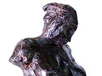 Torso I, 30 cm. hoog, brons