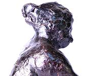 Torso IV, 15 cm hoog, brons