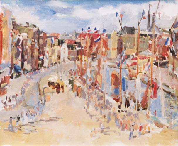 Stadsgezichten door de schilder Peter Smit.