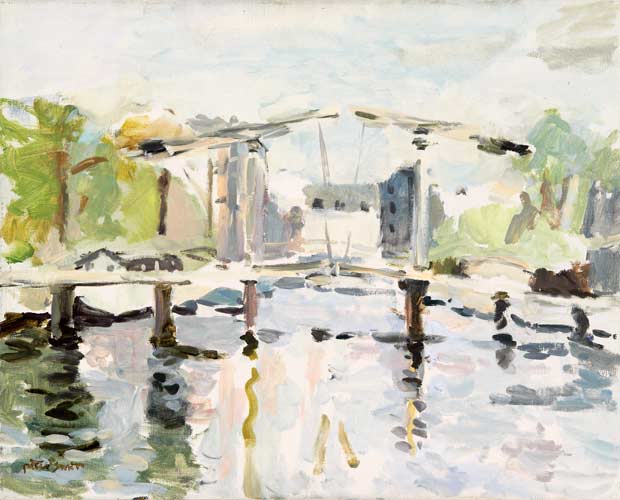 Stadsgezichten door de schilder Peter Smit.