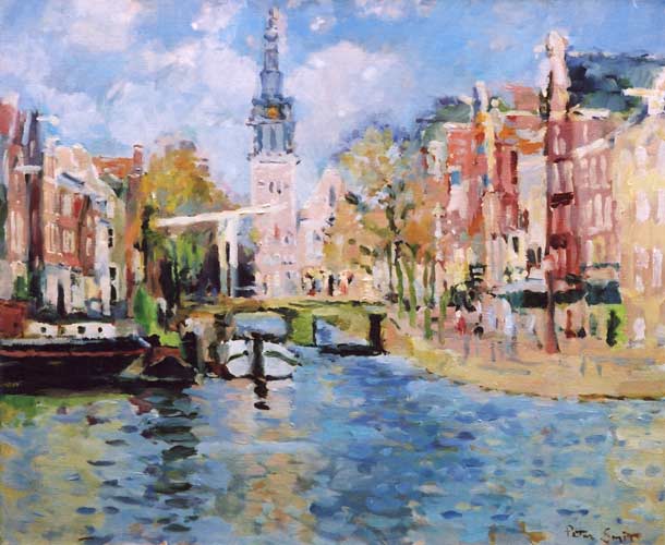 Stadsgezichten door de schilder Peter Smit.